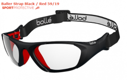 CLICK_ONBolle' Sport Protective - BALLER STRAP 59/19 BLACK AND RED World squash wsf certified tested eyewear Paddle TennisFOR_ZOOM